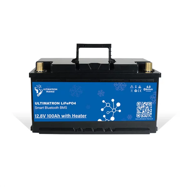 Ultimatron Batterie Lithium Sous Siège de 12.8V 100Ah LiFePO4 Smart BMS Avec Bluetooth Chauffage-3