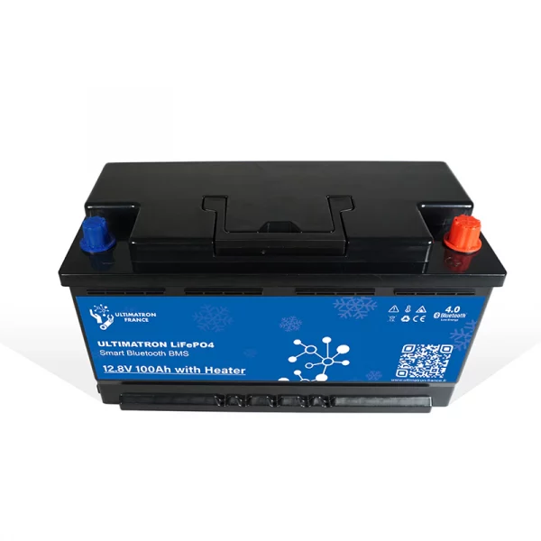 Ultimatron Batterie Lithium Sous Siège de 12.8V 100Ah LiFePO4 Smart BMS Avec Bluetooth Chauffage-5