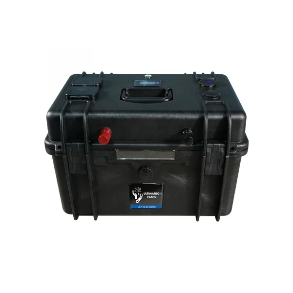 Ultimatron Batterie Valise Lithium Étanche 12,8V 280Ah 3584Wh LiFePO4 Smart BMS Avec Bluetooth-5