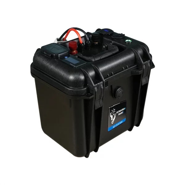 Ultimatron Batterie Valise Lithium Étanche 25,6V 50Ah 1280Wh LiFePO4 Smart BMS Avec Bluetooth-2
