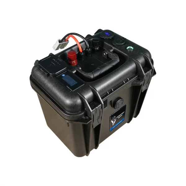 Ultimatron Batterie Valise Lithium Étanche 25,6V 50Ah 1280Wh LiFePO4 Smart BMS Avec Bluetooth-4